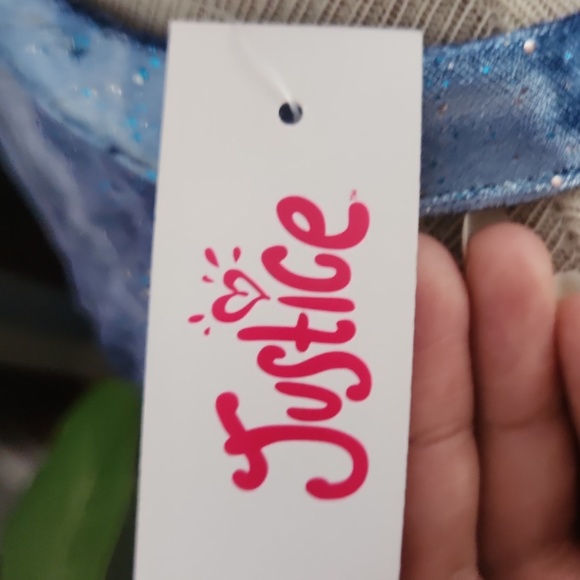 Justice Plus Size Velour Dress with Pockets - Picture 5 of 6